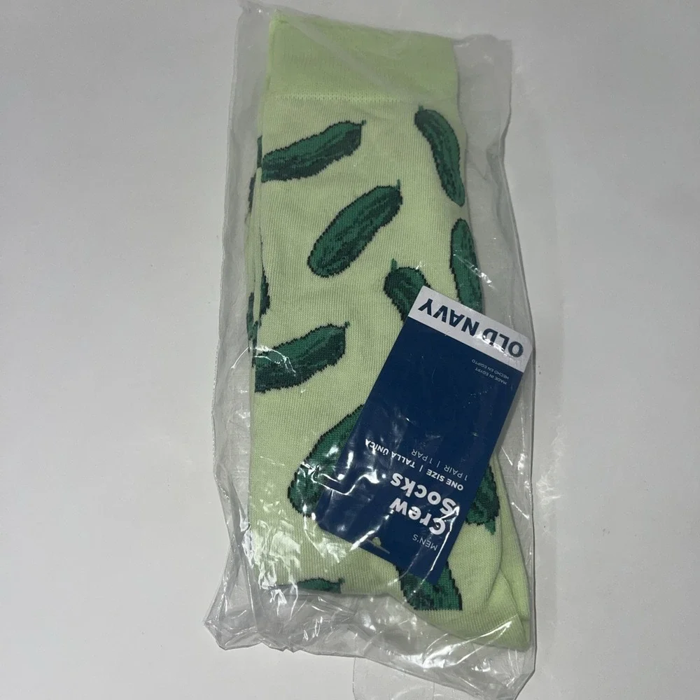 Old Navy Pickle‎ Novelty Socks One Size Unisex Men Women